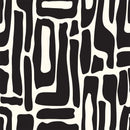 Modern Abstract Black and White Geometric Wallpaper