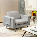 Modern Accent Armchair with Side Storage Pocket by LJGDeals