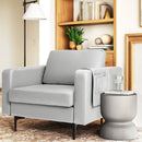 Modern Accent Armchair with Side Storage Pocket by LJGDeals