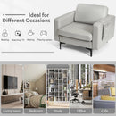 Modern Accent Armchair with Side Storage Pocket by DirectDeals