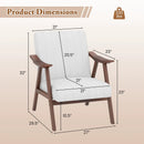 Modern Accent Chair Leisure Armchair with Felt Pads by LJGDeals