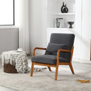 Walker Edison | Modern Accent Chair with One Pillow