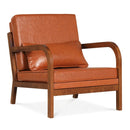 Modern Accent Chair Faux Leather Linen Fabric Upholstered Armchair by LJGDeals