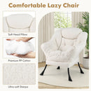 Modern Accent Chair with Folding Footrest and Head Pillow by LJGDeals