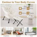 Modern Accent Chair with Folding Footrest and Head Pillow by LJGDeals