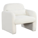 Modern Accent Chair with Waist Pillow and Armrests for Living Room Bedroom by LJGDeals