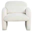 Modern Accent Chair with Waist Pillow and Armrests for Living Room Bedroom by LJGDeals
