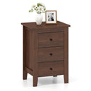 Nightstand End Beside Table Drawers Modern Storage Bedroom Furniture by LJGDeals