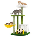 Multi-Level Cat Tree with Soccer Field & Hammock by LJGDeals