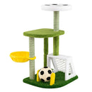 Multi-Level Cat Tree with Soccer Field & Hammock by LJGDeals