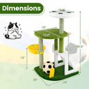 Multi-Level Cat Tree with Soccer Field & Hammock by LJGDeals