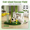 Multi-Level Cat Tree with Soccer Field & Hammock by LJGDeals