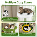 Multi-Level Cat Tree with Soccer Field & Hammock by LJGDeals