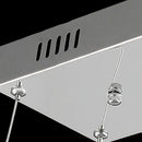 Modern Crystal Double C Chandelier