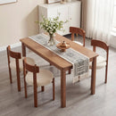 Modern Dining Chairs Set of 4 with Solid Rubber Wood Legs by LJGDeals