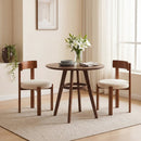 Modern Dining Chairs Set of 4 with Solid Rubber Wood Legs by DirectDeals