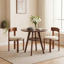 Modern Dining Chairs Set of 4 with Solid Rubber Wood Legs by LJGDeals