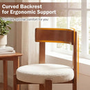 Modern Dining Chairs Set of 4 with Solid Rubber Wood Legs by LJGDeals