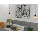 Modern Frost Square PENDANT Light by The Lamp Goods