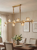Modern Geometric Crystal Chandelier