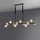 Modern Geometric Crystal Chandelier