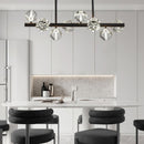 Modern Geometric Crystal Chandelier