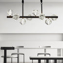 Modern Geometric Crystal Chandelier