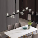 Modern Geometric Crystal Chandelier