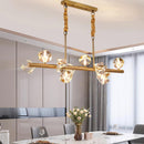 Modern Geometric Crystal Chandelier