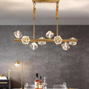 Modern Geometric Crystal Chandelier