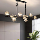 Modern Geometric Crystal Chandelier