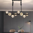Modern Geometric Crystal Chandelier