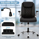 Executive Office Chair with Adjustable Headrest and Rocking by LJGDeals