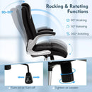 Executive Office Chair with Adjustable Headrest and Rocking by LJGDeals