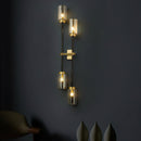 Modern Linear Glass Wall Lamp