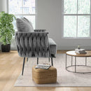 Modern Loveseat Sofa Upholstered Dutch Velvet Sofa Couch by LJGDeals
