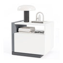 Modern Minimalist Nightstand with Drawer for Bedroom