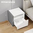 Modern Minimalist Nightstand with Drawer for Bedroom by LJGDeals