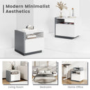 Modern Minimalist Nightstand with Drawer for Bedroom by LJGDeals