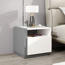 Modern Minimalist Nightstand with Drawer for Bedroom by LJGDeals