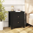 Modern Nightstand with 2 Drawers for Small Spaces by LJGDeals