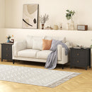 Modern Nightstand with 2 Drawers for Small Spaces