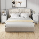 Modern Nightstand with 3 Drawers for Bedroom Living Room by DirectDeals