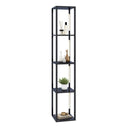 64 Inches Floor Lamp with 3-Level Dimmable LED Bulbs and Rotatable LED Poles-Black by LJGDeals