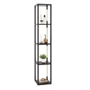 64 Inches Floor Lamp with 3-Level Dimmable LED Bulbs and Rotatable LED Poles-Walnut by LJGDeals