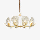 Modern Shell Glass Chandelier