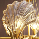 Modern Shell Glass Chandelier