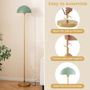 Modern Standing Lamp with Adjustable Lamp Head and Foot Switch by LJGDeals
