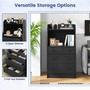 Storage Dresser with Anti-Toppling Device, 44" Tall by LJGDeals