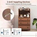 Storage Dresser with Anti-Toppling Device, 44" Tall by LJGDeals